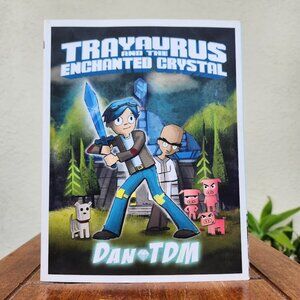 Trayaurus and the Enchanted Crystal Comic Book DanTDM Minecraft comicbook NEW Pa